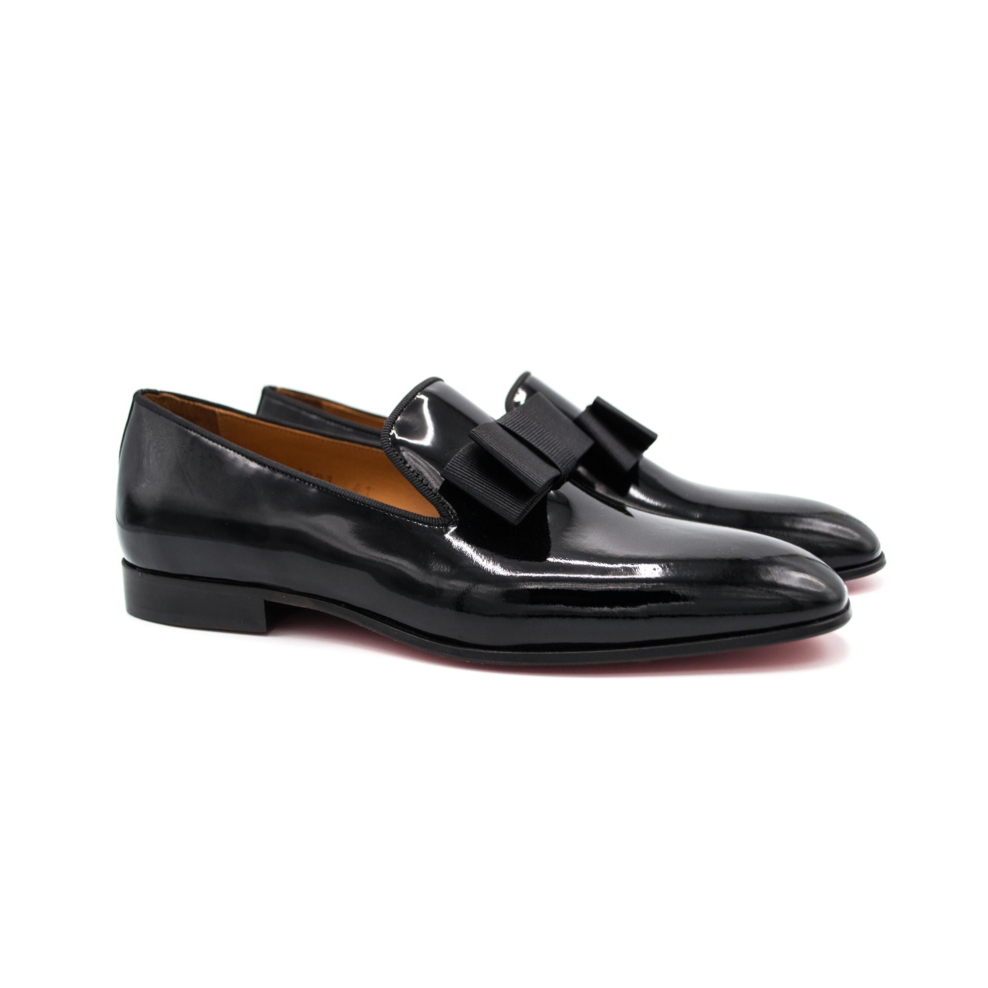 Black Patent Leather Tuxedo Shoes | Zerbay Collection