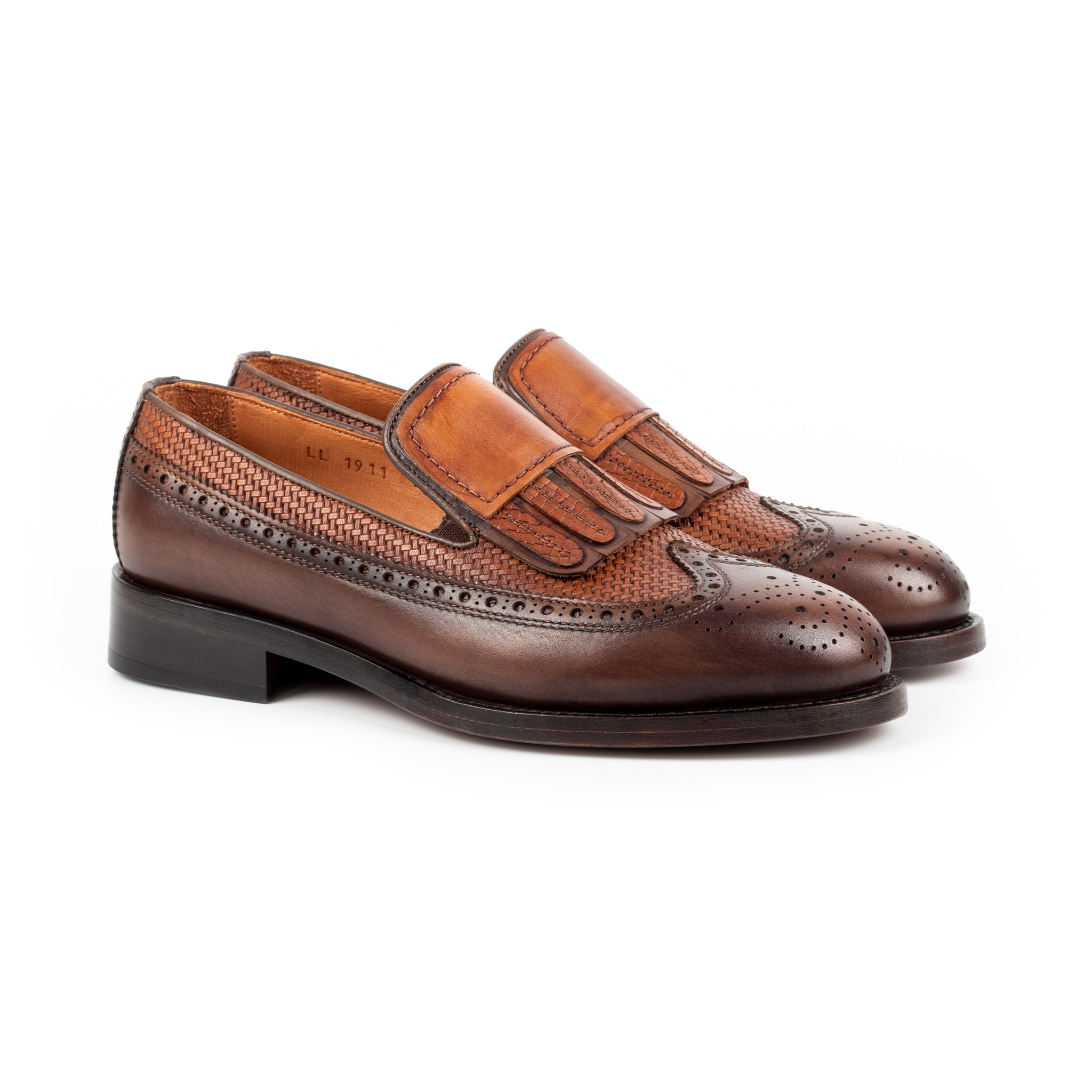 ATHOS | BROWN | Zerbay Handcrafted Leather Shoes