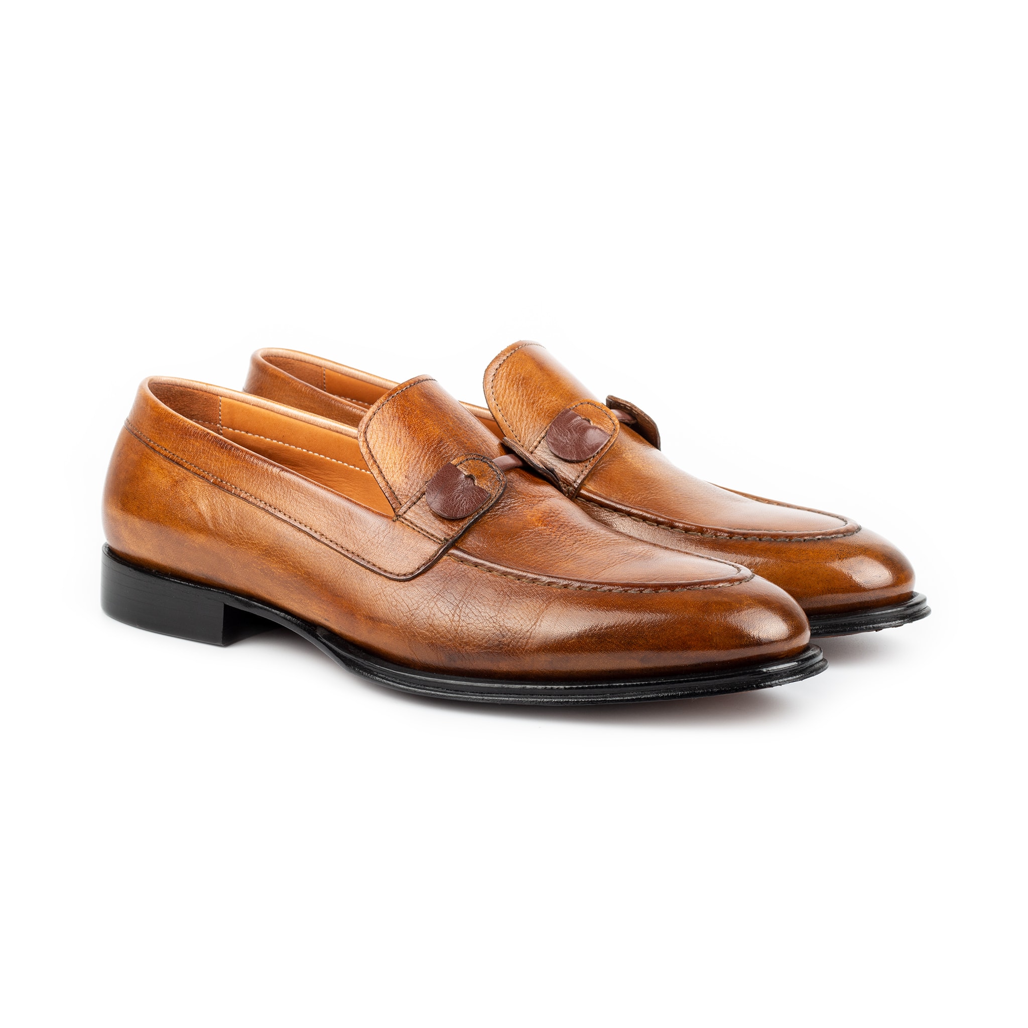 TAHAN | TOBACCO | Zerbay Handcrafted Leather Shoes
